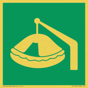 E039 safe condition davit launched liferaft